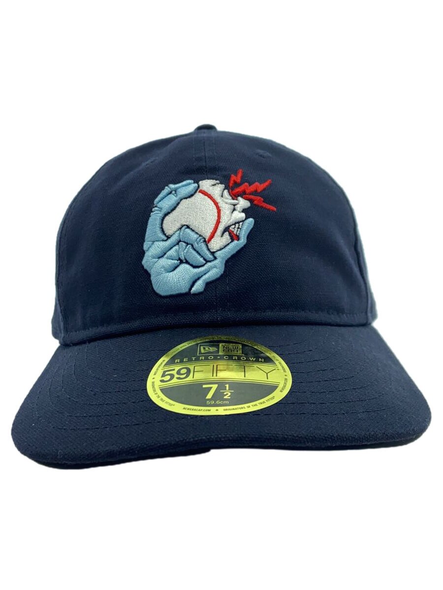 【中古】NEW ERA◆旗がしら/7 1/2/綿織物/NVY/メンズ【服飾雑貨他】