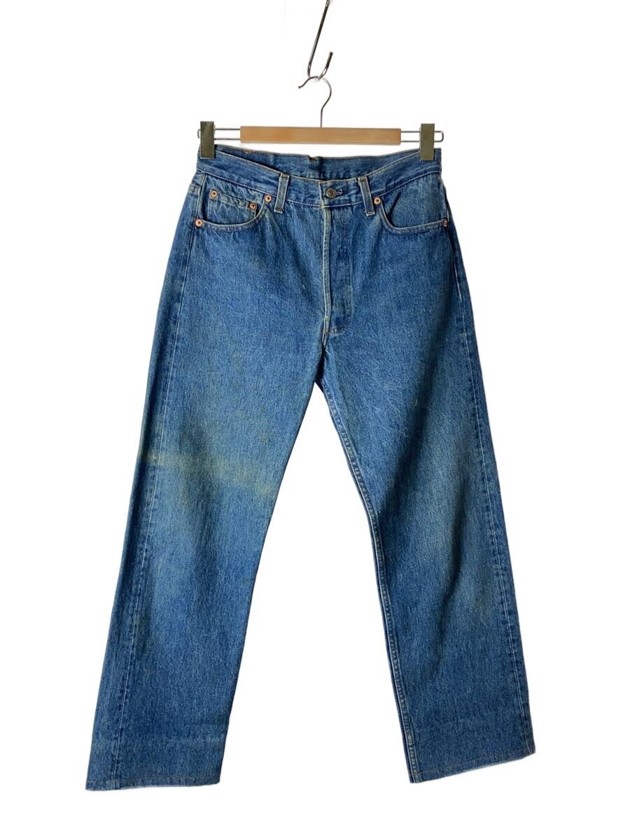 【中古】Levi’s◆90s/下つ方/31/綿織物/IDG/無地/バレンシア工業プラント/MADE IN U.S.A/名取り草飛球/【メンズウェア】