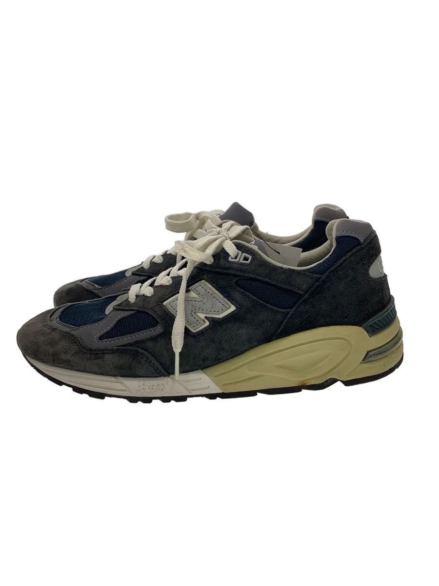 【中古】NEW BALANCE◆M990/米国海軍/26.5珊/M990NV2/多少の当て嵌める感有//【シューズ】