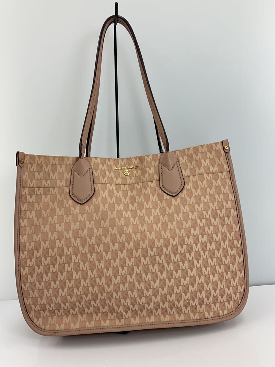 【中古】MICHAEL KORS◆トートバッグ/--/PNK/総柄【御徒面子】