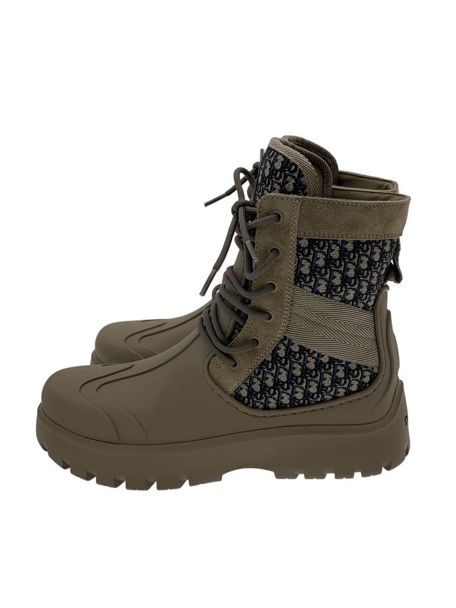 【中古】Christian Dior◆ディオール/レースアップブーツ/トロッター【シューズ】