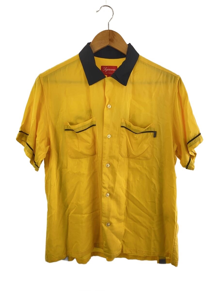 【中古】Supreme◆19SS/アロハシャツ/S/人絹/YLW/無地【メンズウェア】
