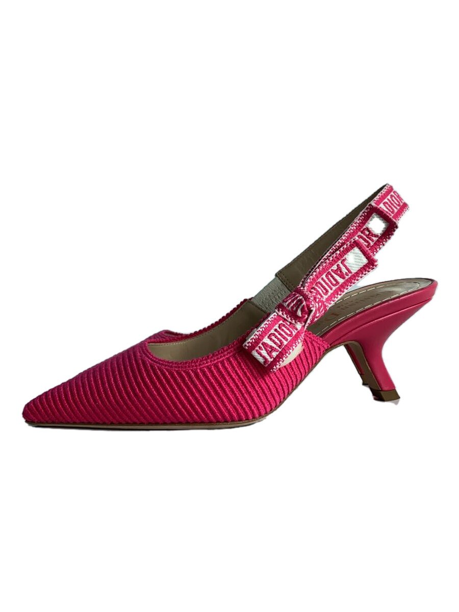 【中古】Christian Dior◆パンプス/34.5/PNK/JAdior/スリングバックパンプス/ディオール//【シューズ】