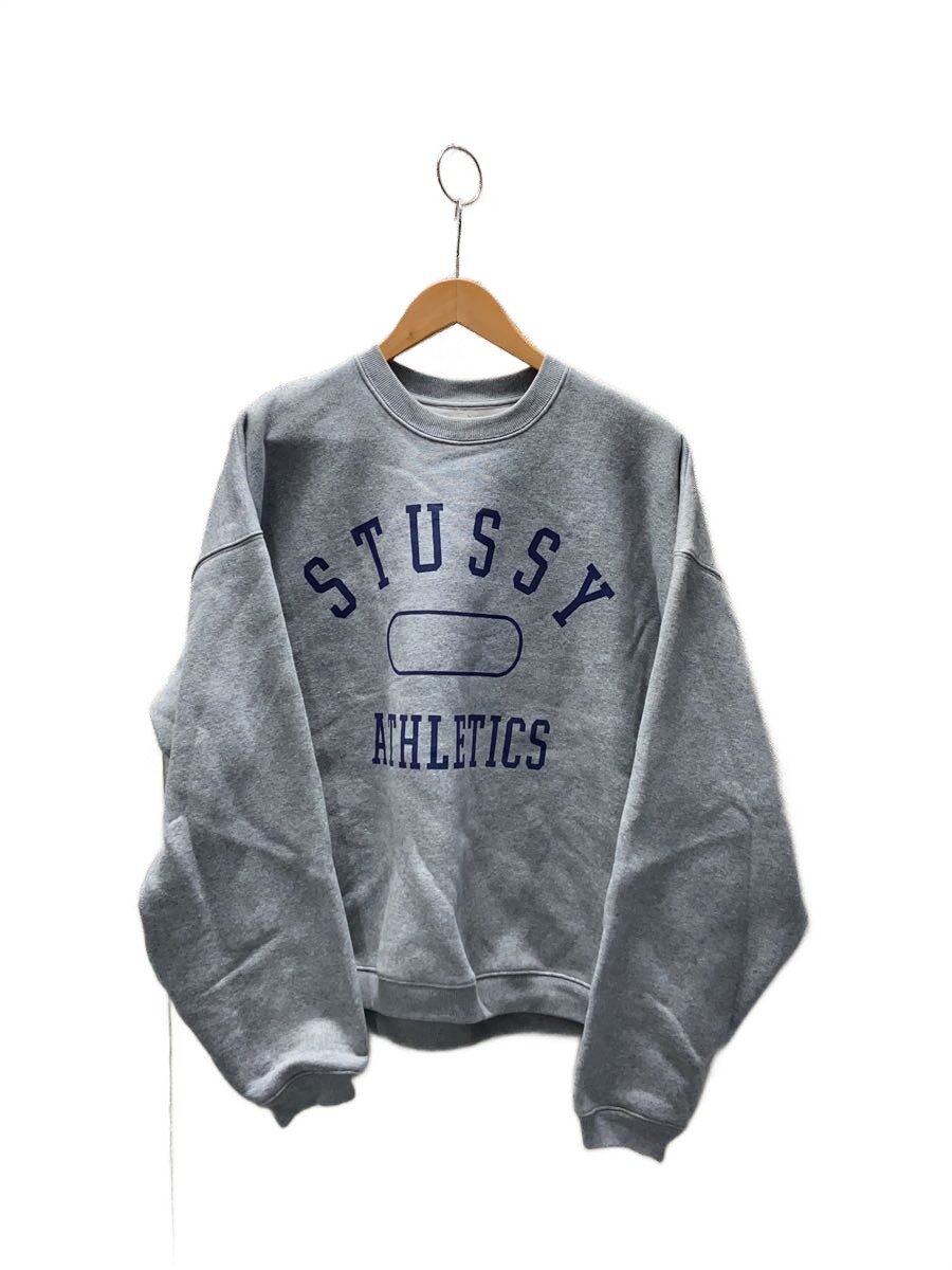 【中古】STUSSY◆汗水/M/綿織物/GRY【メンズウェア】