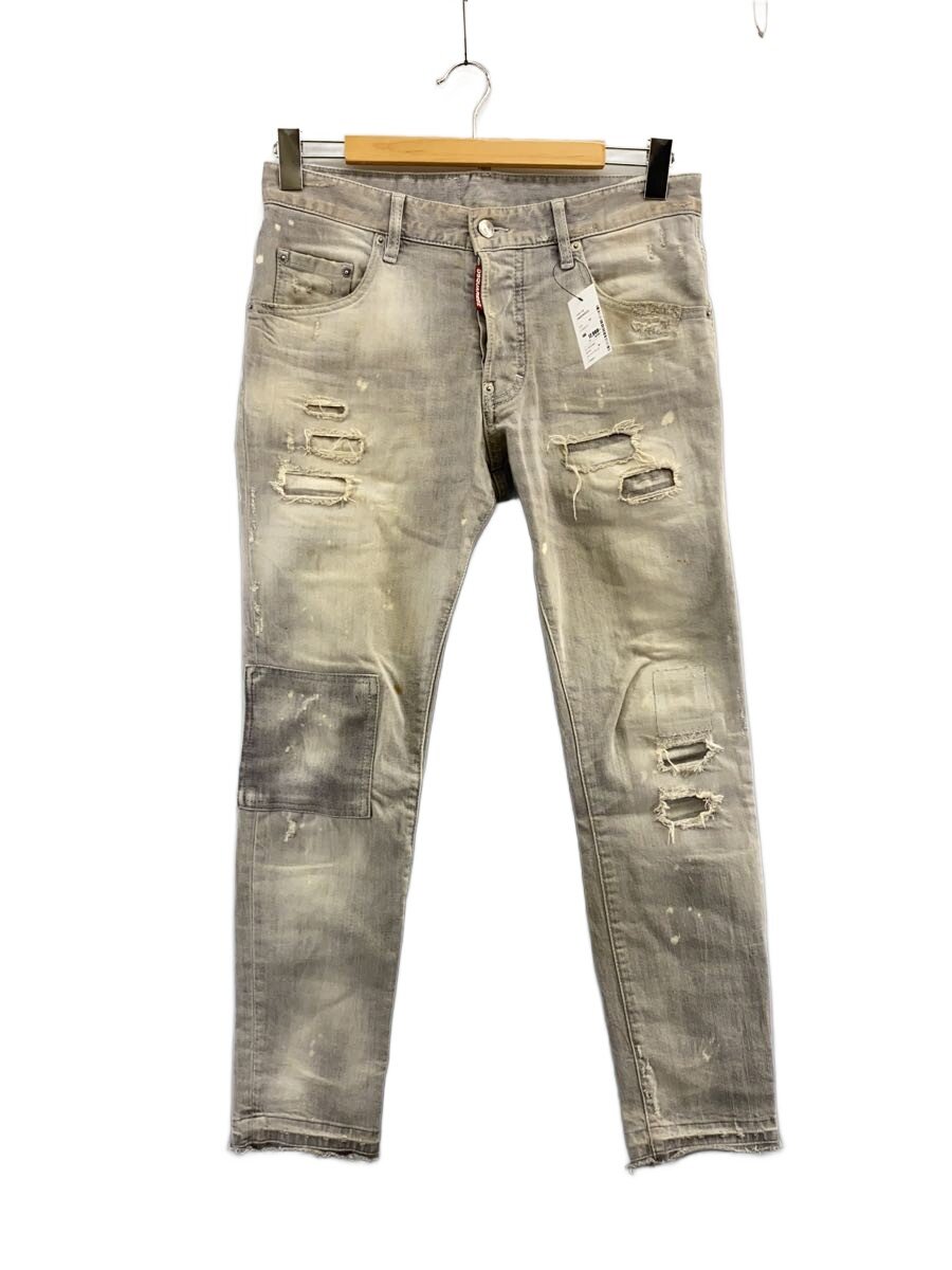【中古】DSQUARED2◆スキニーパンツ/44/コットン/グレー/s74lb0987/SKATER JEAN//【メンズウェア】｜2ｎｄ STREET 店 11,070円