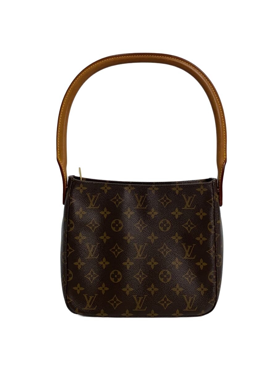 【中古】LOUIS VUITTON◆ルーピングMM_モノグラム・帆布/M51146/PVC/BRW【御徒面子】