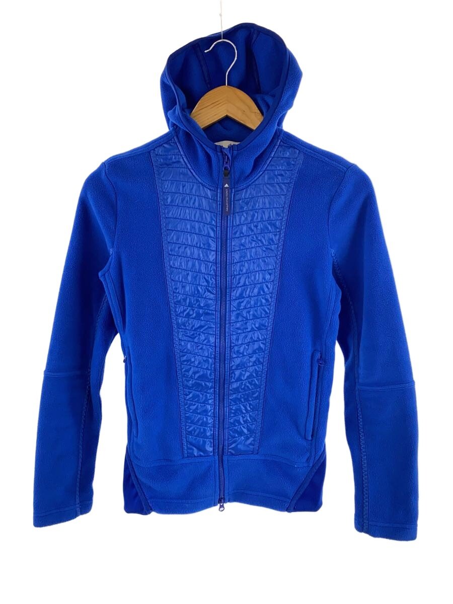 【中古】adidas◆フリースジャケット/M/ポリエステル/BLU/D86131【レディース御召しもの】