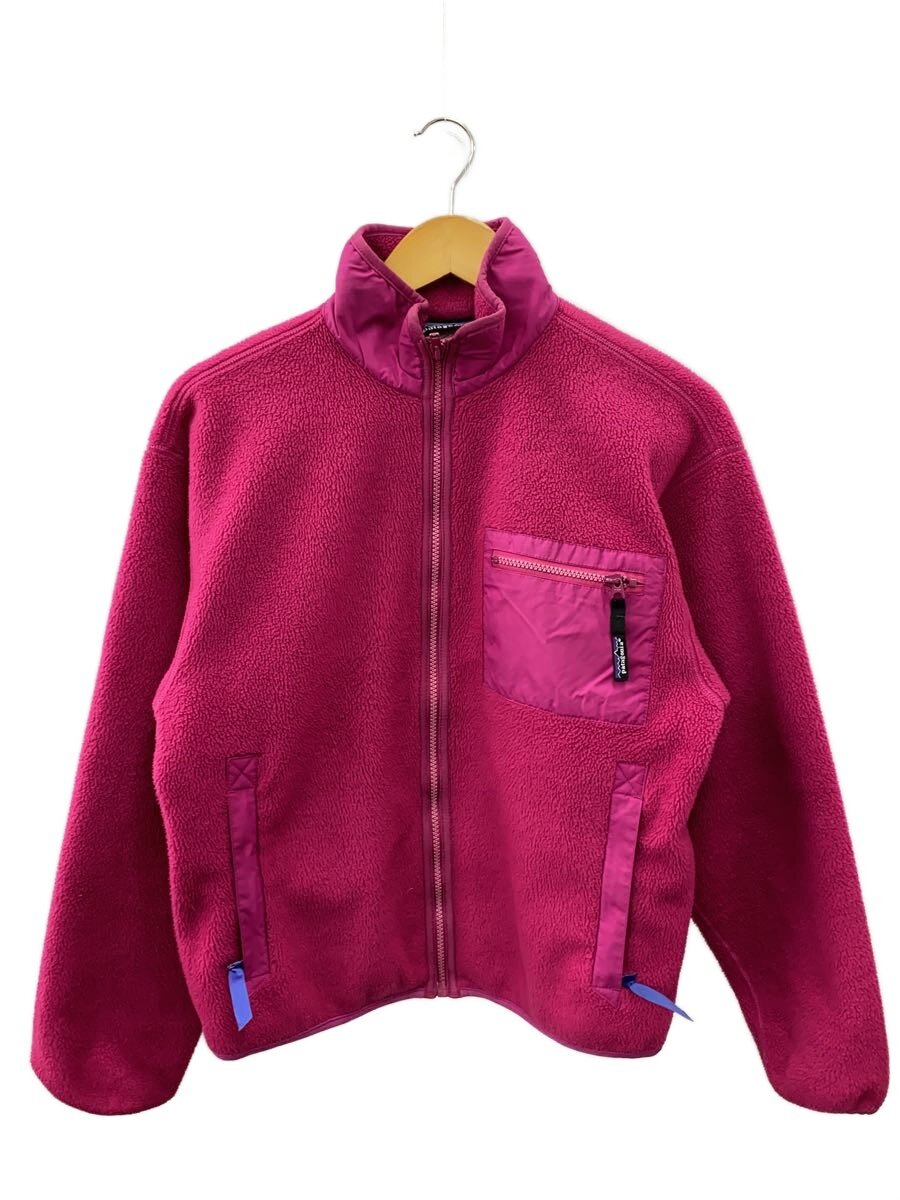【中古】patagonia◆90s/フリースジャケット/8/ポリエステル/PNK/USA製【レディース御召しもの】