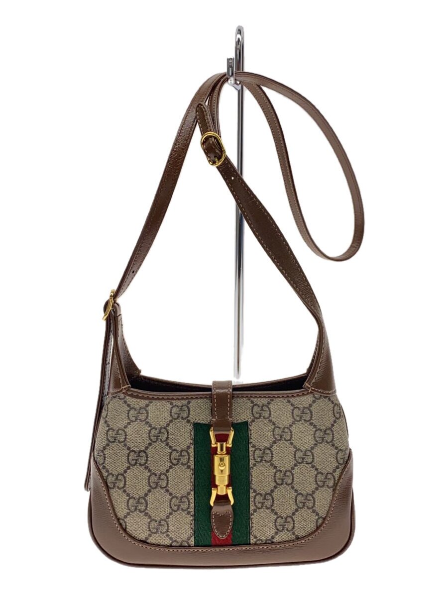 【中古】GUCCI◆ミニバッグ_ジャッキー1961/キャンバス/BRW/総柄【バッグ】|2nd STREET 店