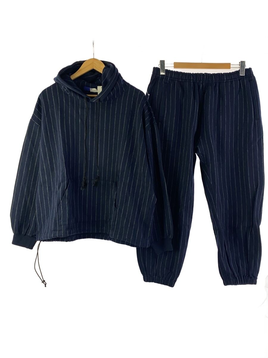 【中古】JUNYA WATANABE COMME des GARCONS◆セットアップ/S/ウール/NVY/ストライプ/WN-T015【メンズウェア】|2nd STREET 店