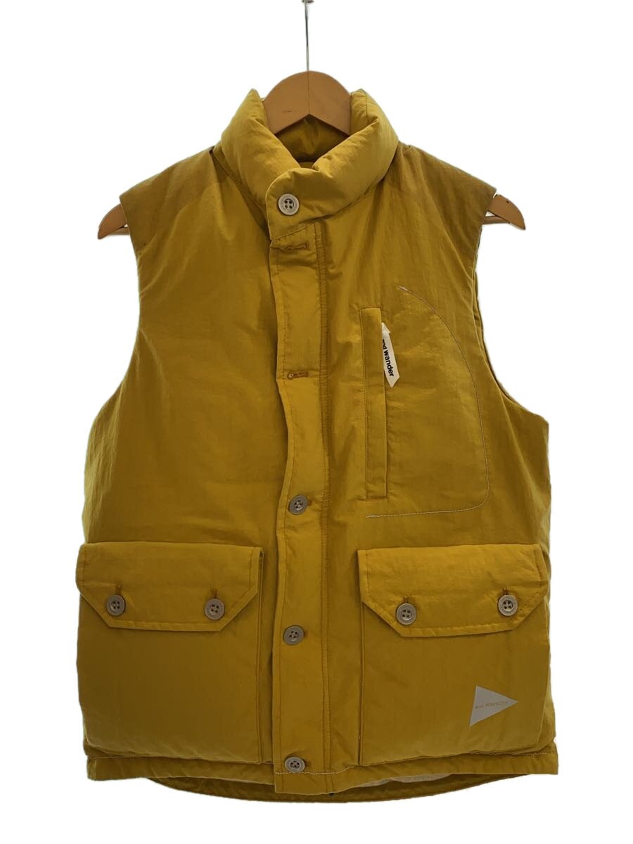 【中古】and wander◆DOWN VEST/リフレクターステッチ/ダウンベスト/3/ナイロン/マスタード/AW33-FT023【メンズウェア】｜2ｎｄ STREET 店