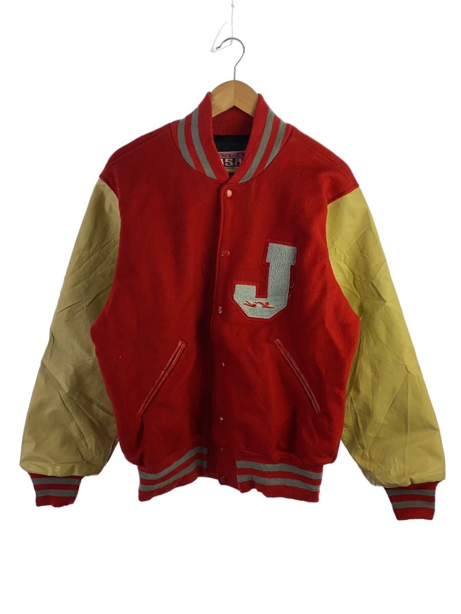 【中古】AWARDS USA/スタジャン/L/レザー/RED/無地/80s【メンズウェア】｜2ｎｄ STREET 店