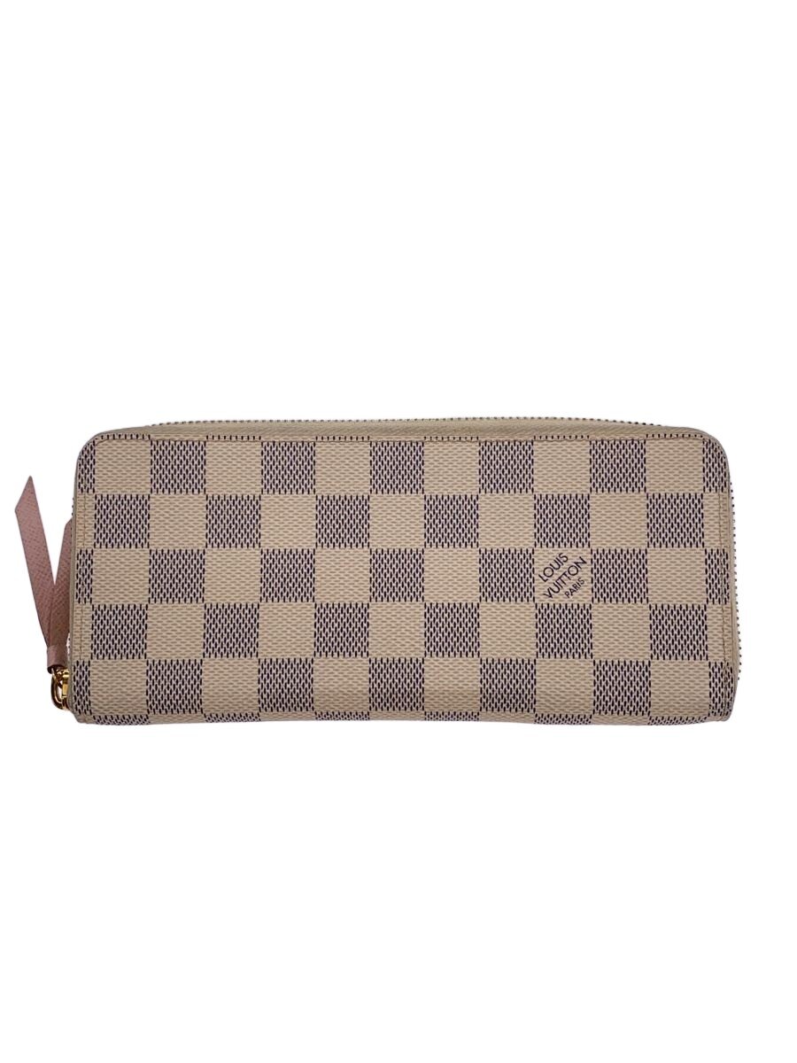 【中古】LOUIS VUITTON◆ポルト・フォイユ・クレマンス_ダミエ・アズール/PVC/WHT/レディース//【服飾雑貨他】｜2ｎｄ STREET 店