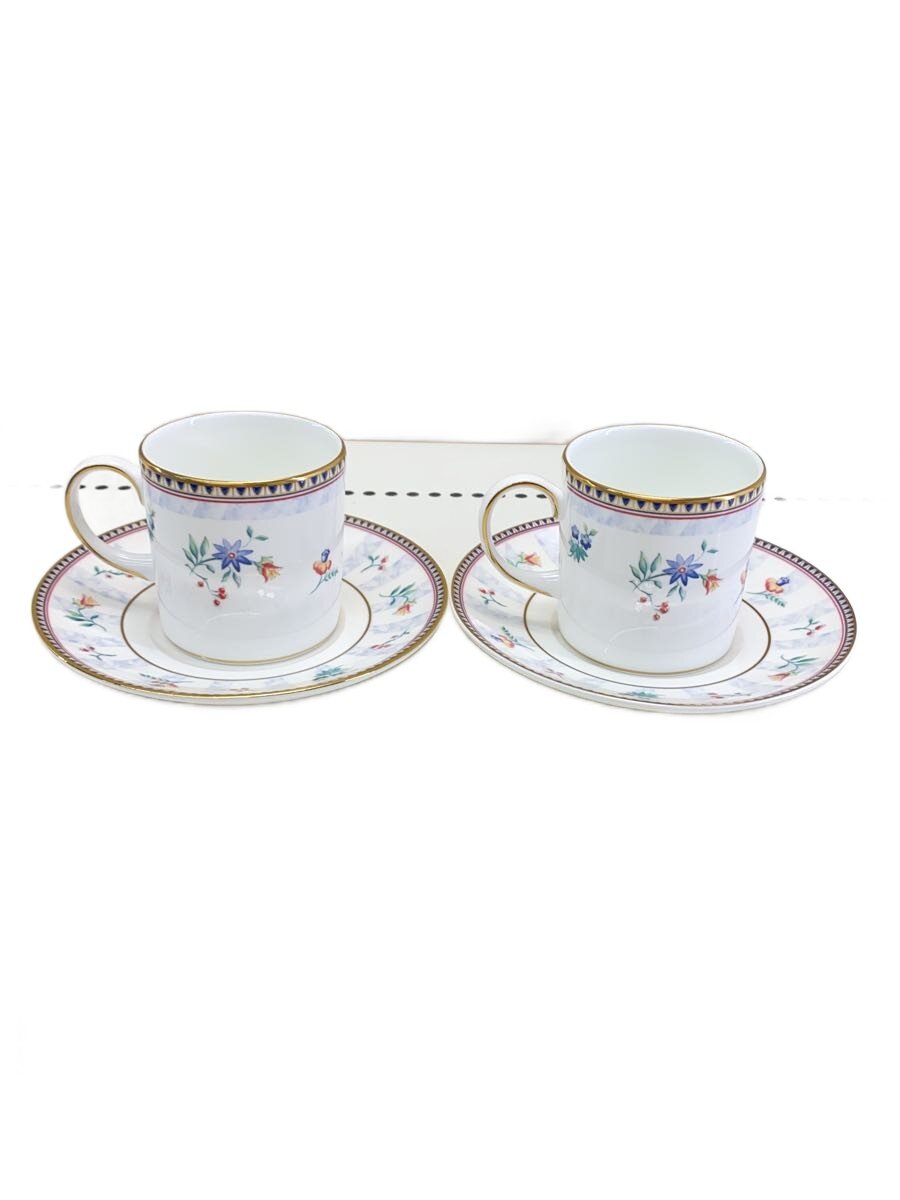 【中古】WEDGWOOD◆カップ&ソーサー/2点セット/WHT//【キッチン用品】