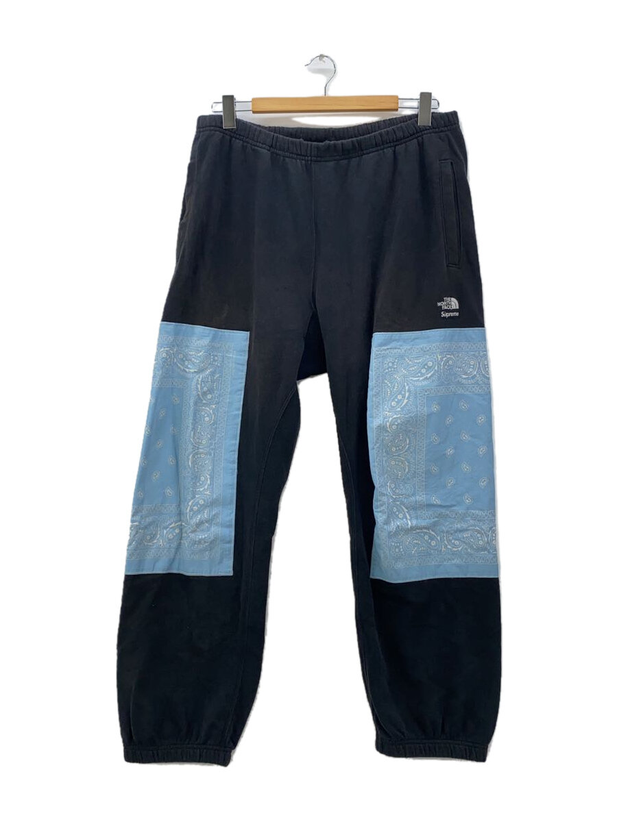 【中古】Supreme◆22SS/Trekking Bandana Sweatpant/L/綿織物/BLK//【メンズウェア】