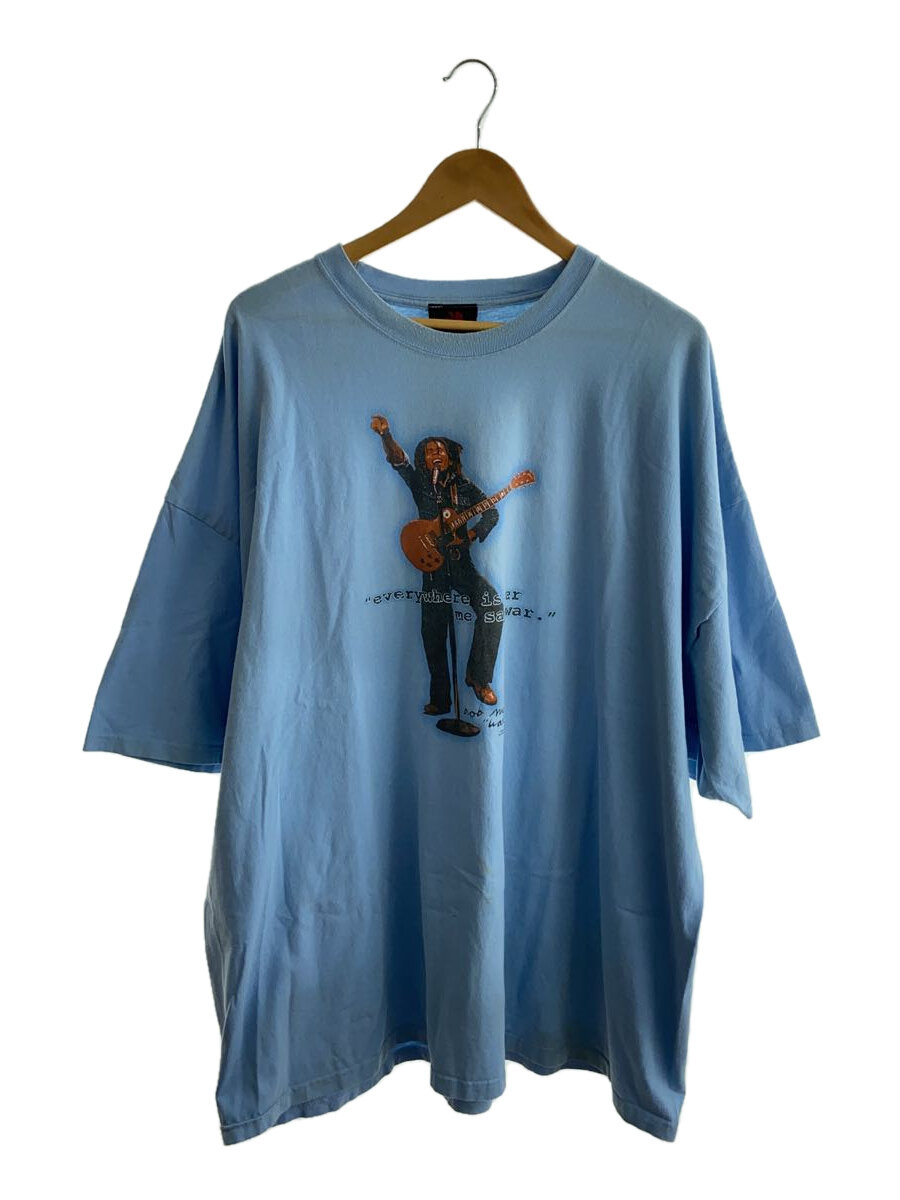 【中古】ZION/00S/BOB MARLEY/プルオーバー/4X/BLU//【メンズウェア】