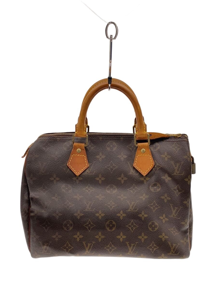 【中古】LOUIS VUITTON◆2)スピーディ30_モノグラム・キャンバス/PVC/BRW【バッグ】｜2ｎｄ STREET 店