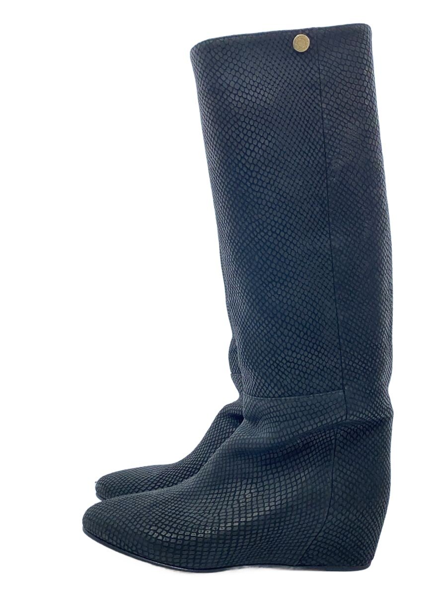 【中古】JIMMY CHOO◆ロングブーツ/36/BLK【シューズ】