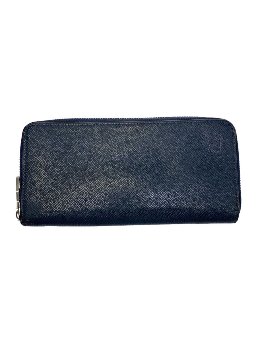 【中古】LOUIS VUITTON◆ジッピー・ウォレット・ヴェルティカル_タイガ_NVY/牛革/NVY/メンズ//【服飾雑貨他】