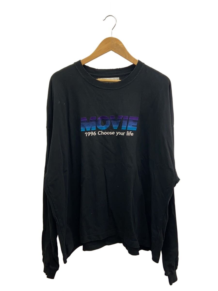 【中古】DAIRIKU◆23AW/MOVIE Tee/FREE/綿織物/BLK/23AW C-10【メンズウェア】