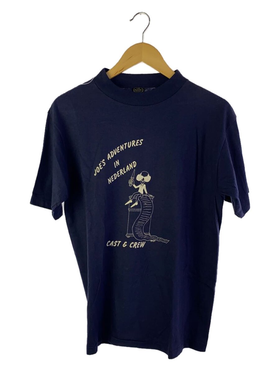 【中古】ANVIL◆70s/CATS＆CREW/プルオーバー/L/綿織物/NVY/無地【メンズウェア】