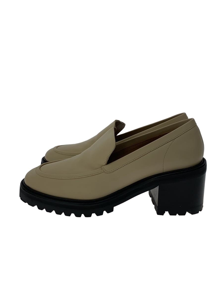 【中古】FLATTERED/saga creme leather/置き目毛皮/37/BEG/なめし革【シューズ】
