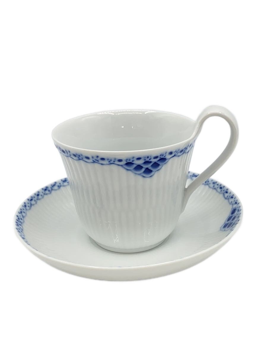 【中古】ROYAL COPENHAGEN◆カップ&ソーサー/4点セット/WHT【キッチン用品】