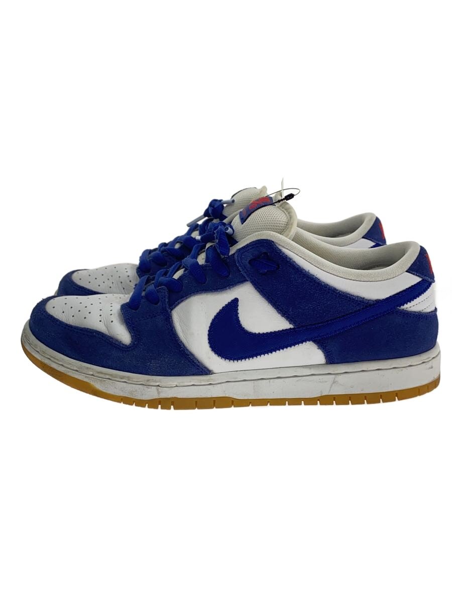 【中古】NIKE◆DUNK LOW PRM_ダンク 置き目 割り増し金/27.5糎/BLU【シューズ】