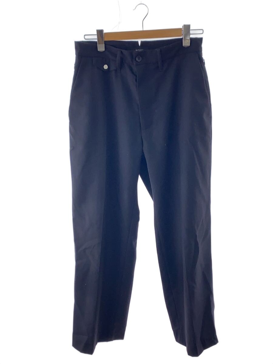 【中古】ROTOL◆25AW/SUPER HIGH WAIST SLACKS/スラックスズボン下/2/羊毛/BLK/無地【メンズウェア】