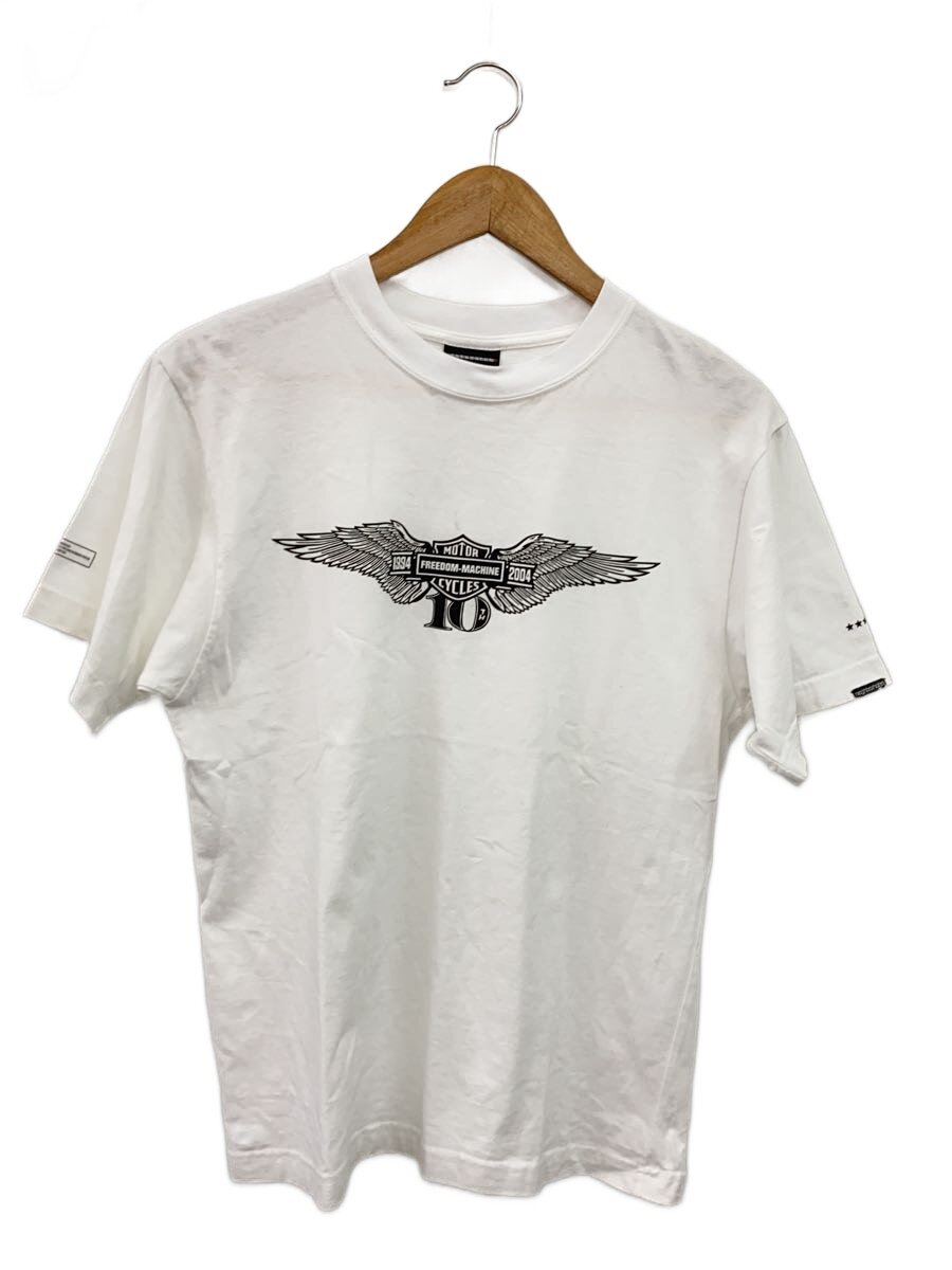 【中古】NEIGHBORHOOD◆00s/2004/ティーシャツ/--/綿織物/WHT//【メンズウェア】