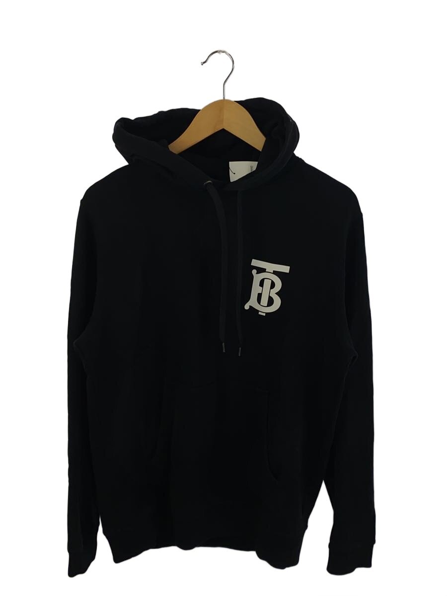 【中古】BURBERRY LONDON◆結核症ロゴタイプパーカー/S/綿織物/黒いこと/8024604//【メンズウェア】