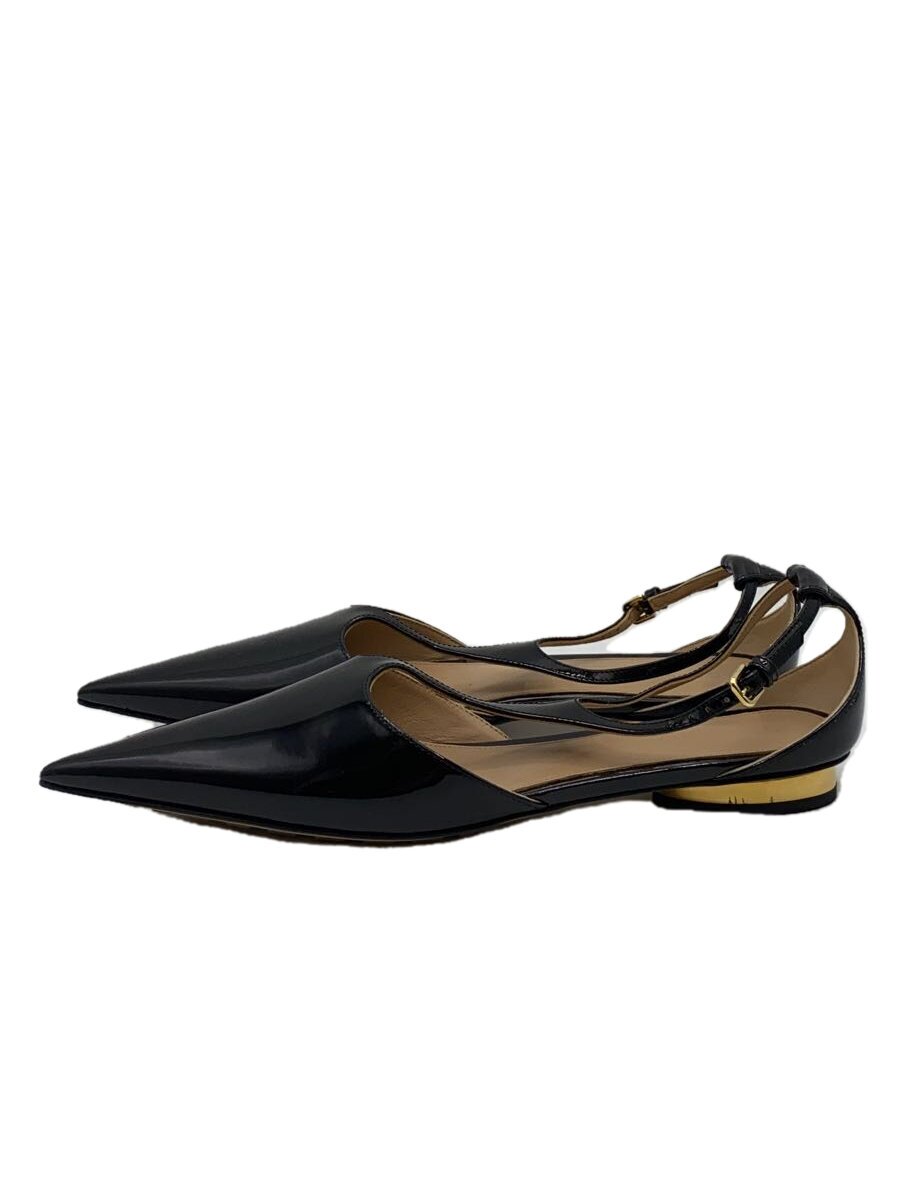【中古】BOTTEGA VENETA◆パンプス/35.5/BLK【シューズ】