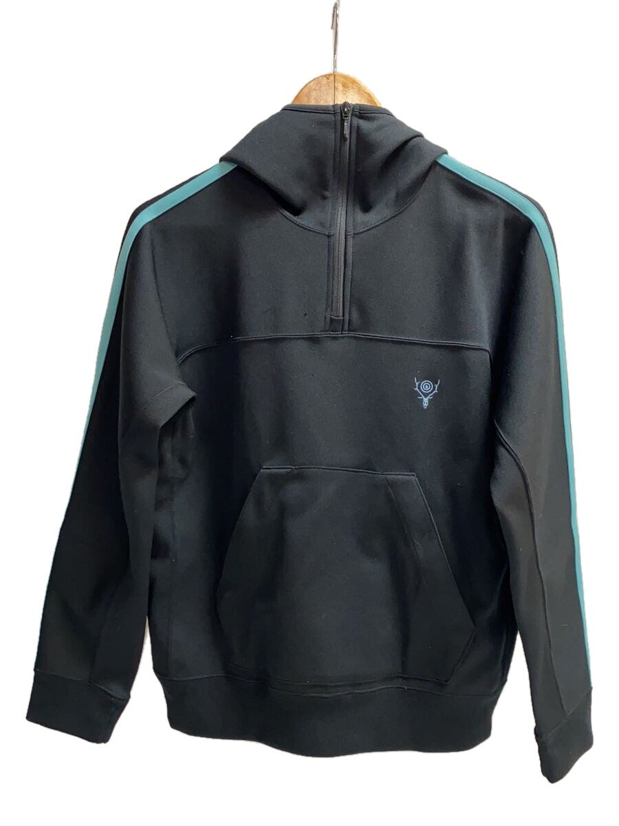 【中古】South2 West8(S2W8)◆Trainer Hoody-Poly Smooth/XS/ポリエステル/黒いこと/MR826//【メンズウェア】