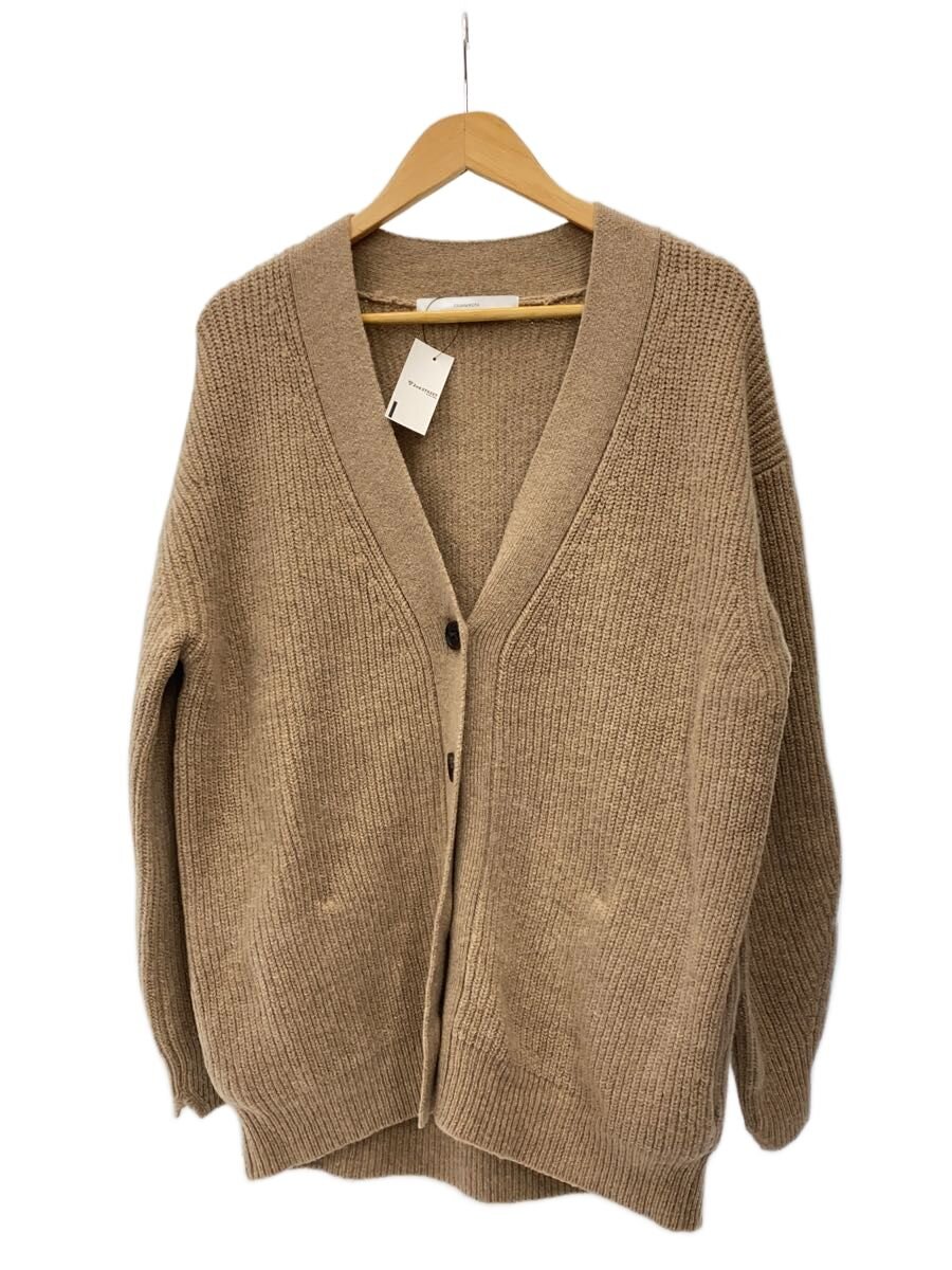 【中古】FRAMeWORK◆SUPER GEELONG 片畦カーデ/カーディガン(厚手)/--/ウール/BEG【レディースウェア】｜2ｎｄ STREET 店
