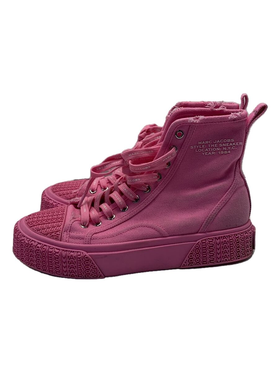 【中古】MARC BY MARC JACOBS◆ザキャンバス/ハイカットスニーカー/37/PNK【シューズ】|2nd STREET 店
