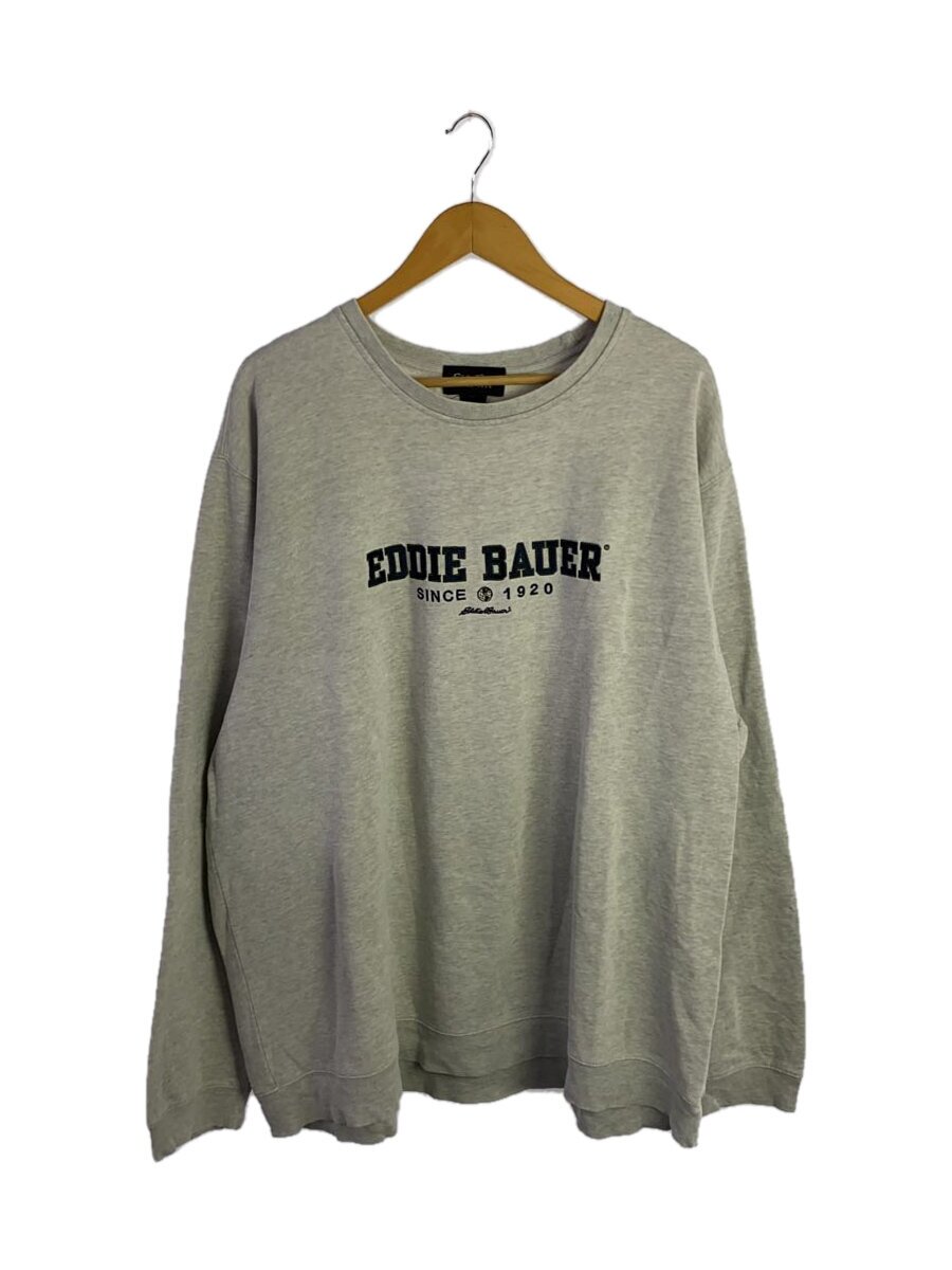 【中古】EDDIE BAUER◆汗水/XXL/綿織物/GRY/? NULL ?【メンズウェア】
