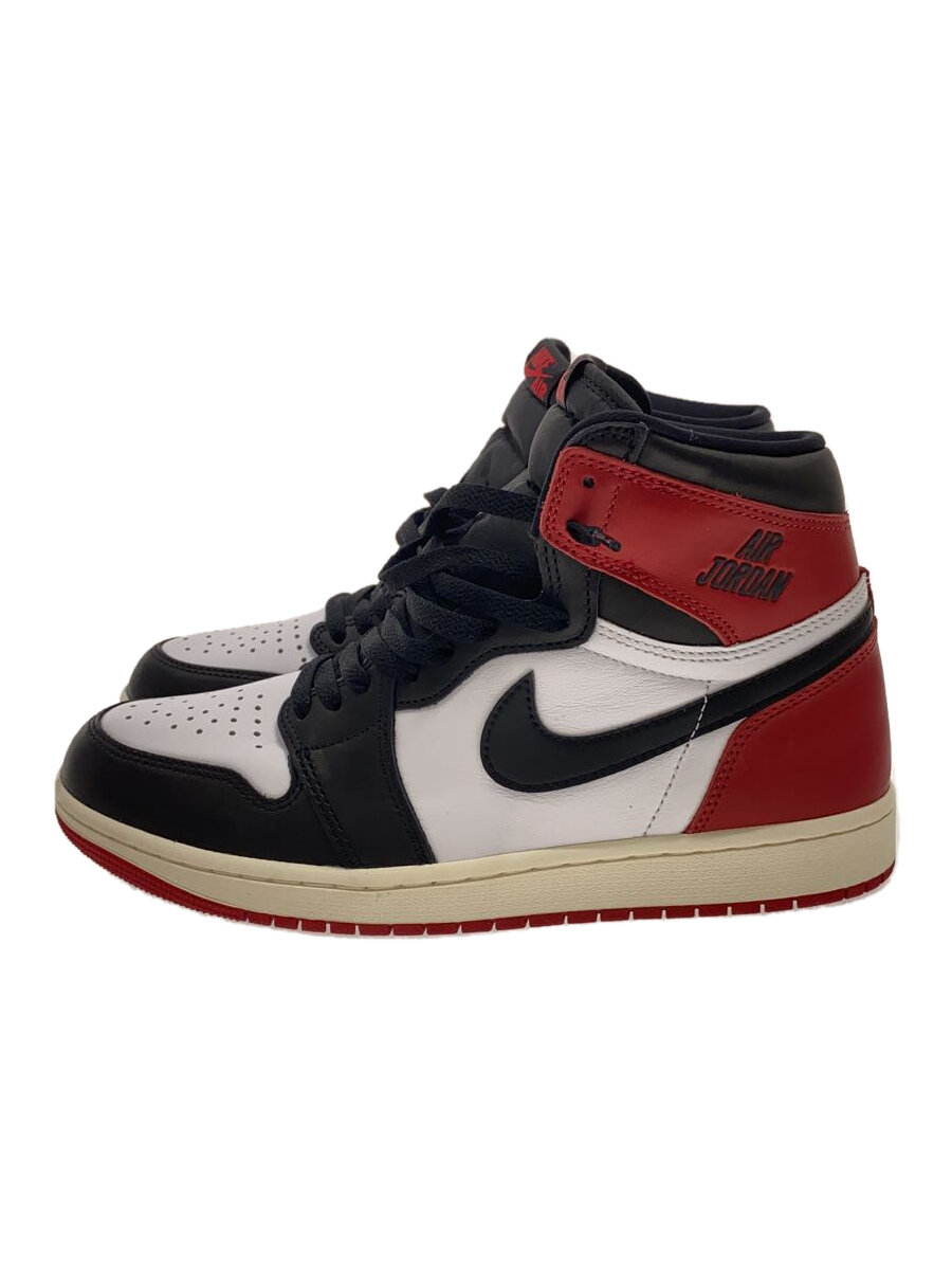 【中古】NIKE◆AIR JORDAN 1 RETRO HIGH OG_エアジョーダン1 レトロ ご機嫌 OG/27.5糎/RED/レ【シューズ】