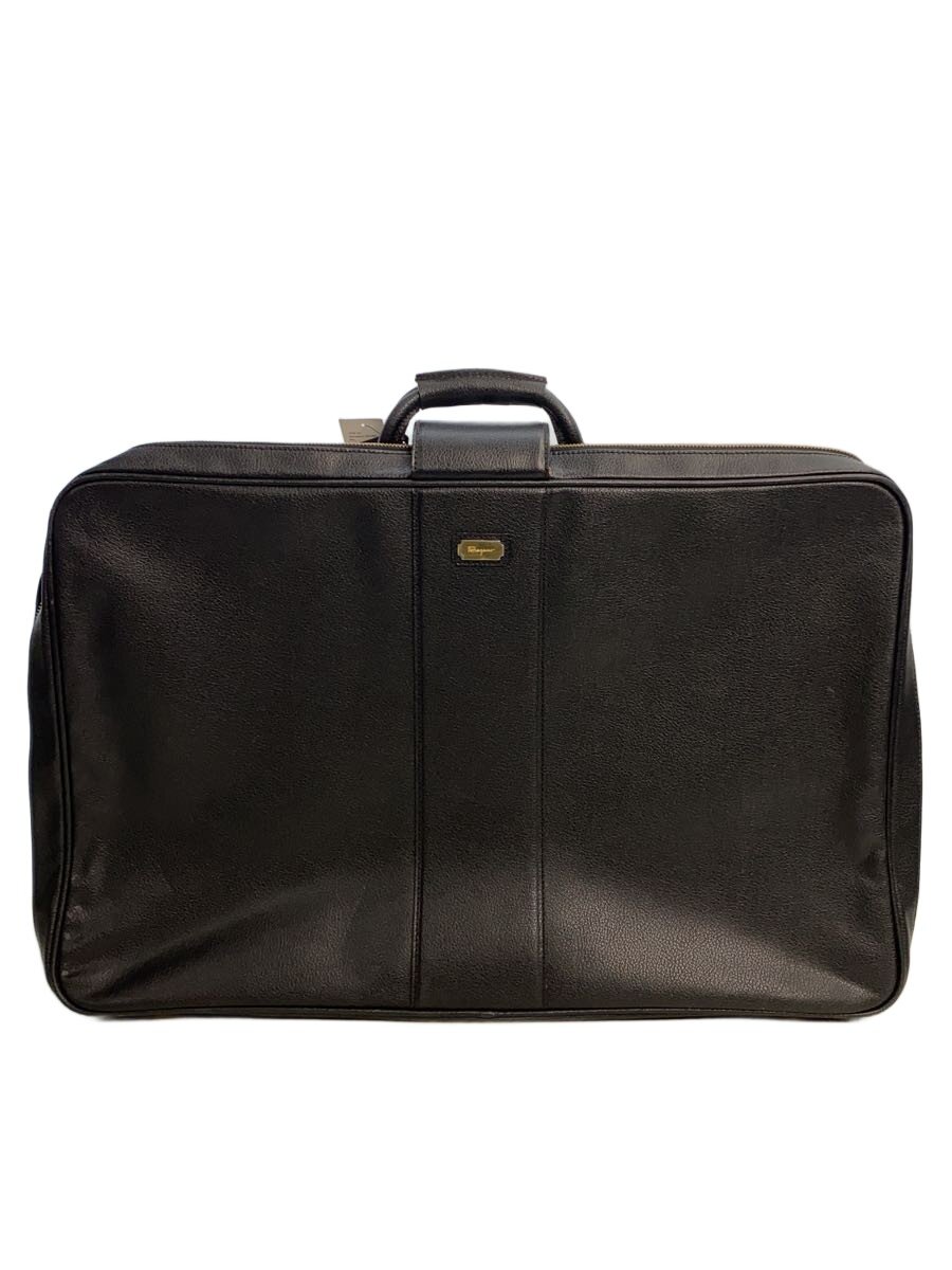【中古】Salvatore Ferragamo◆トランクケース/バッグ/レザー/BLK【バッグ】｜2ｎｄ STREET 店