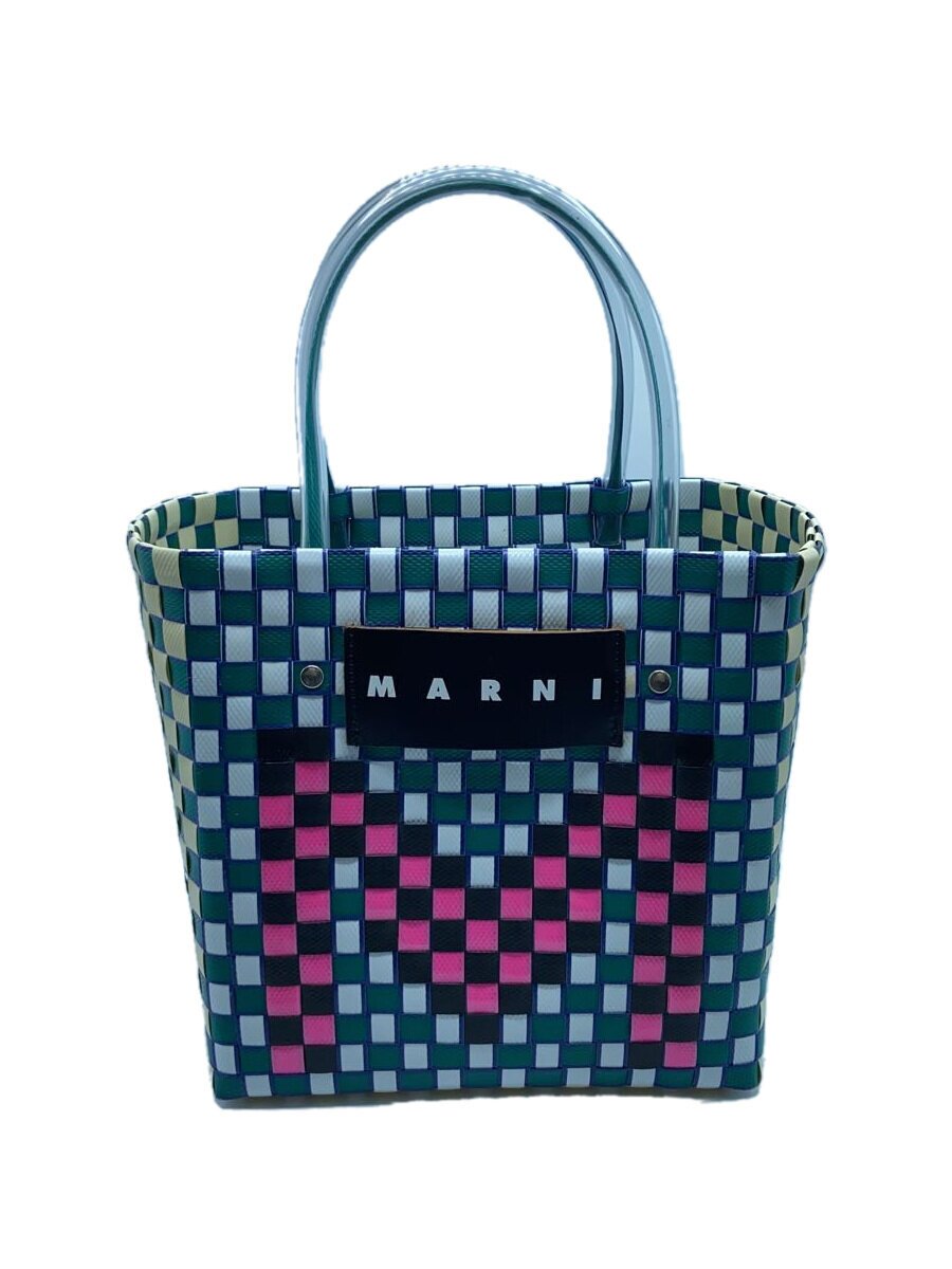【中古】MARNI◆ピクニック御徒面子/カゴ御徒面子/--/マルチ色合い/SHMH0006A2【御徒面子】