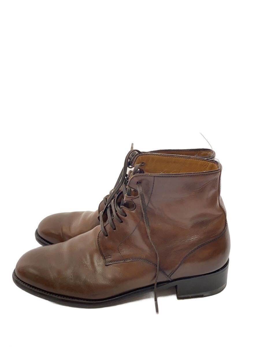 【中古】Le Yuccas/レユッカス/KARENA RACE UP BOOT/ブーツ/37.5/赤銅色/なめし革//【シューズ】