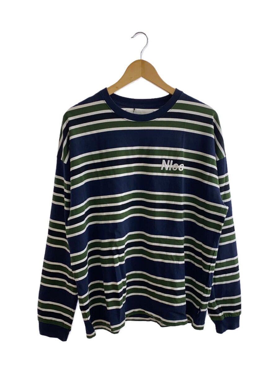 【中古】N!CE/長袖Tシャツ/L/コットン/GRN/ボーダー/NC-CT06//【メンズウェア】|2nd STREET 店