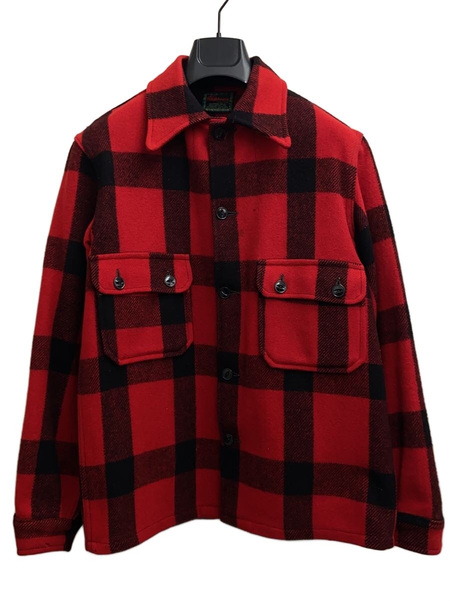 【中古】CHIPPEWA◆50s/上衣/羊毛/RED/照合のしるし【メンズウェア】