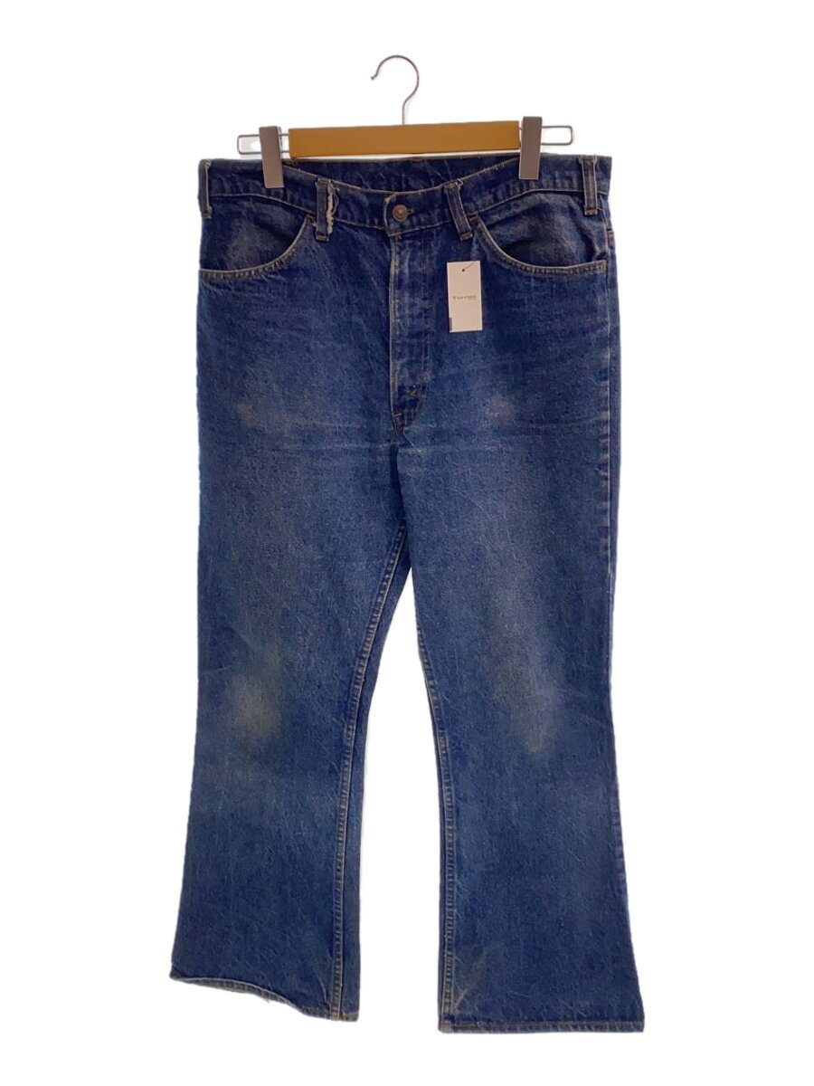 【中古】Levi’s◆80s/オレンジ色引き船/42TALON/ブーツカットデニムパンツ/--/BLU/無地/646【メンズウェア】