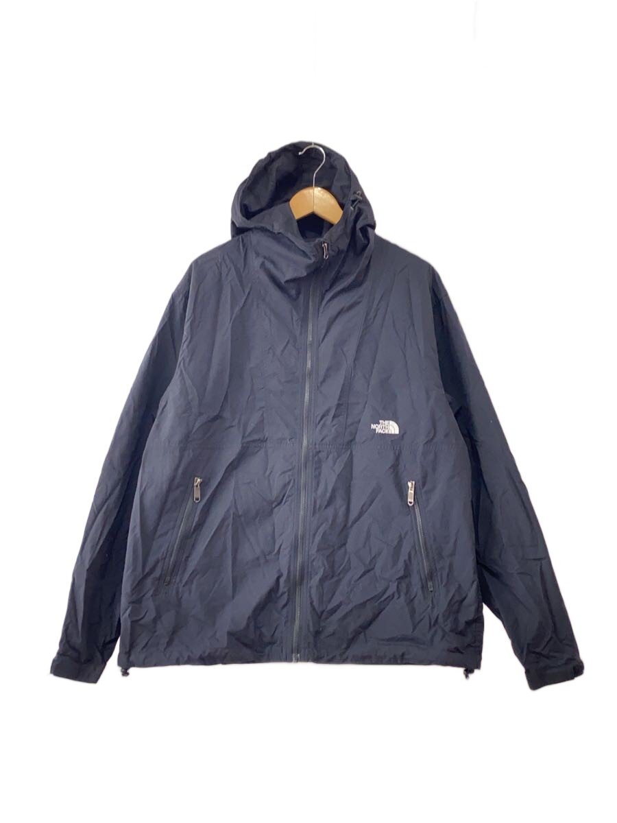 【中古】THE NORTH FACE◆COMPACT JACKET_パウダーコンパクト上衣/XL/ナイロン/GRY//【メンズウェア】