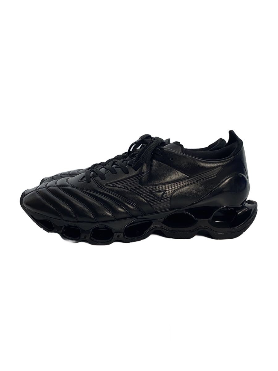 【中古】MIZUNO◆ローカットスニーカー/28.5糎/BLK/なめし革/D1GA255101【シューズ】