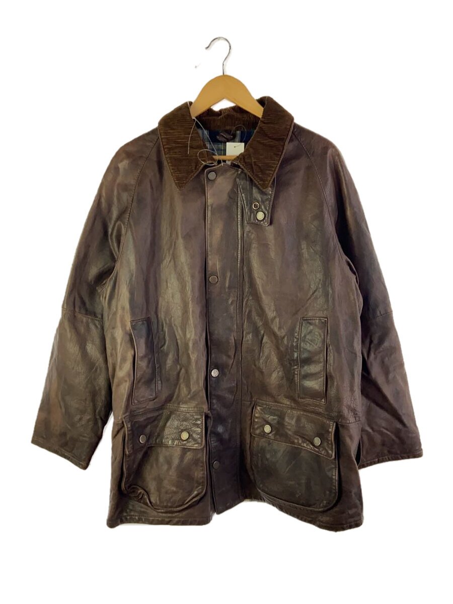 【中古】natural wear/押しかぶせるオール/なめし革上衣・上衣/--/なめし革/BRW/無地【メンズウェア】