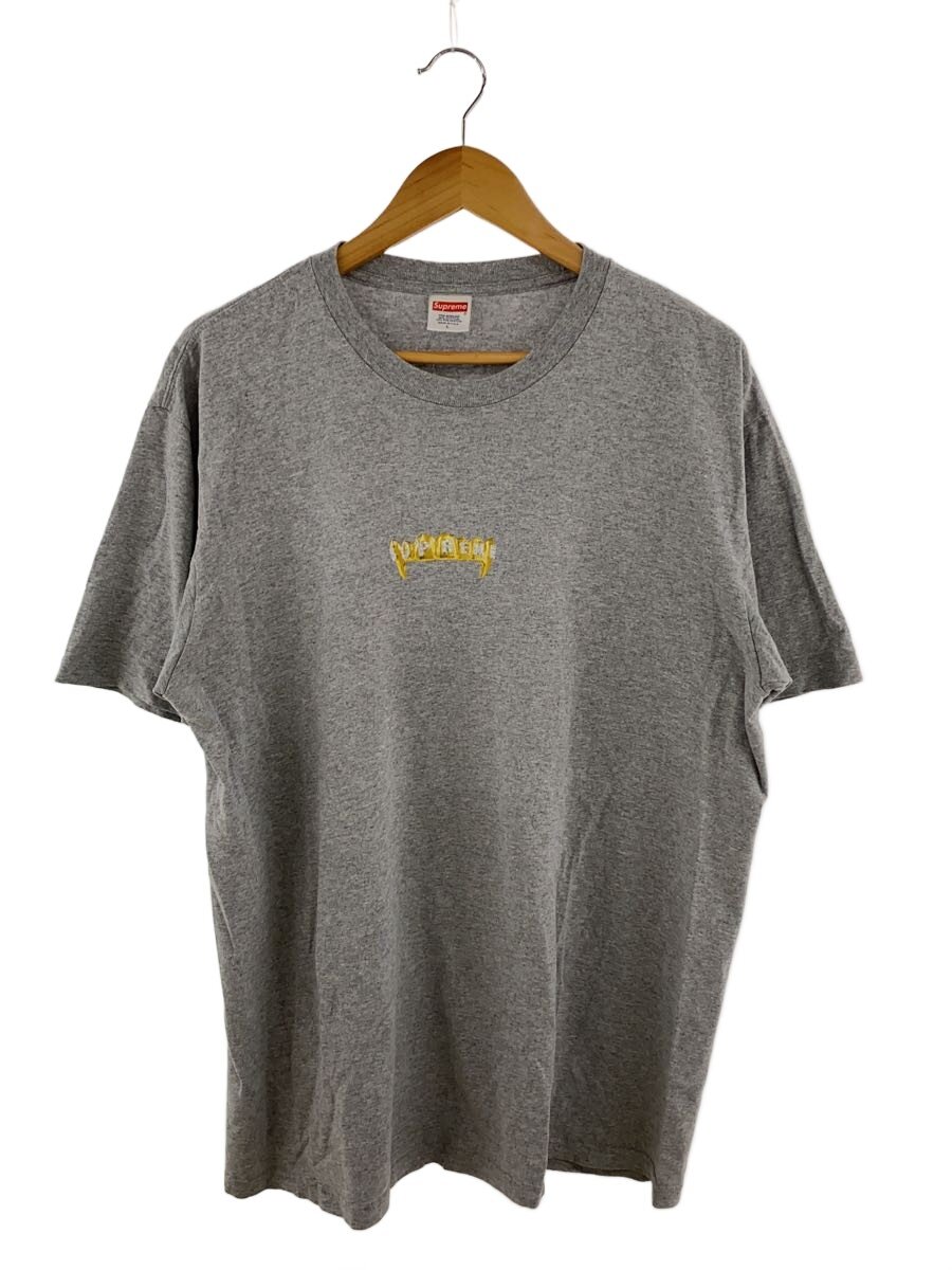 【中古】Supreme◆19SS/Fronts Tee/プルオーバー/L/綿織物/GRY【メンズウェア】