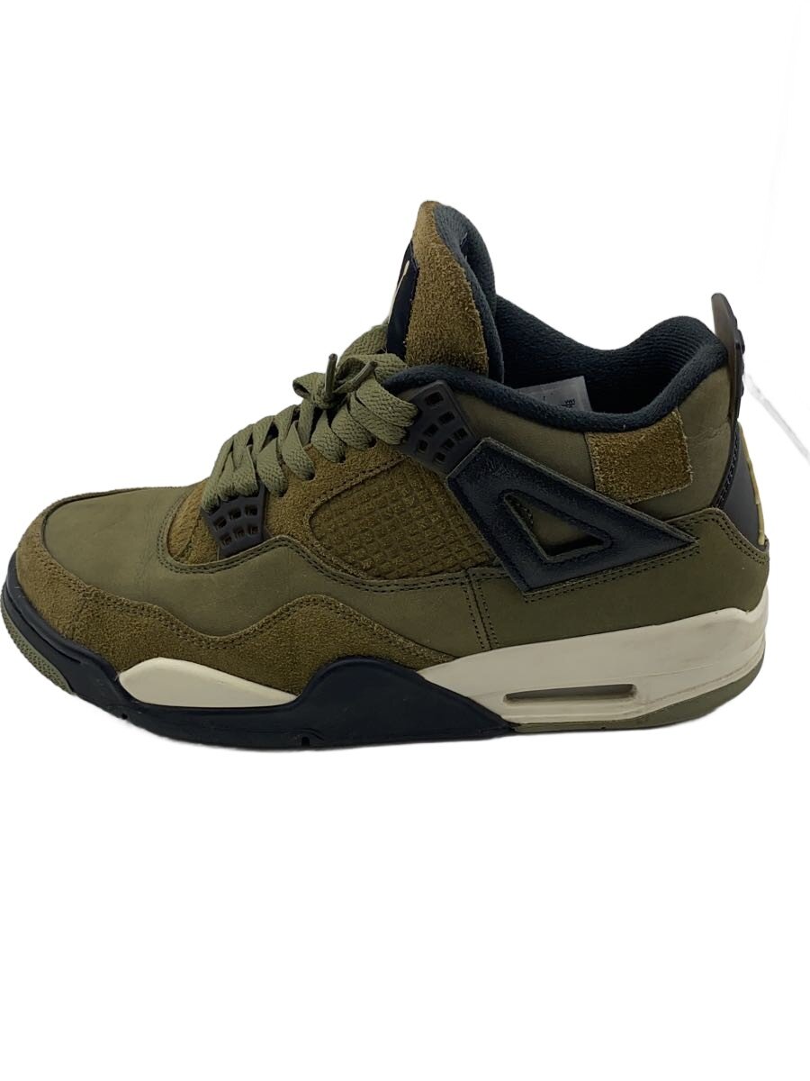 【中古】NIKE◆AIR JORDAN 4 RETRO_エアジョーダン 4 レトロ/27糎/KHK【シューズ】