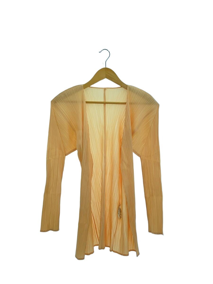 【中古】PLEATS PLEASE ISSEY MIYAKE◆カーディガン(薄手)/3/ポリエステル/BEG/PP61-J0207【レディースウェア】｜2ｎｄ STREET 店