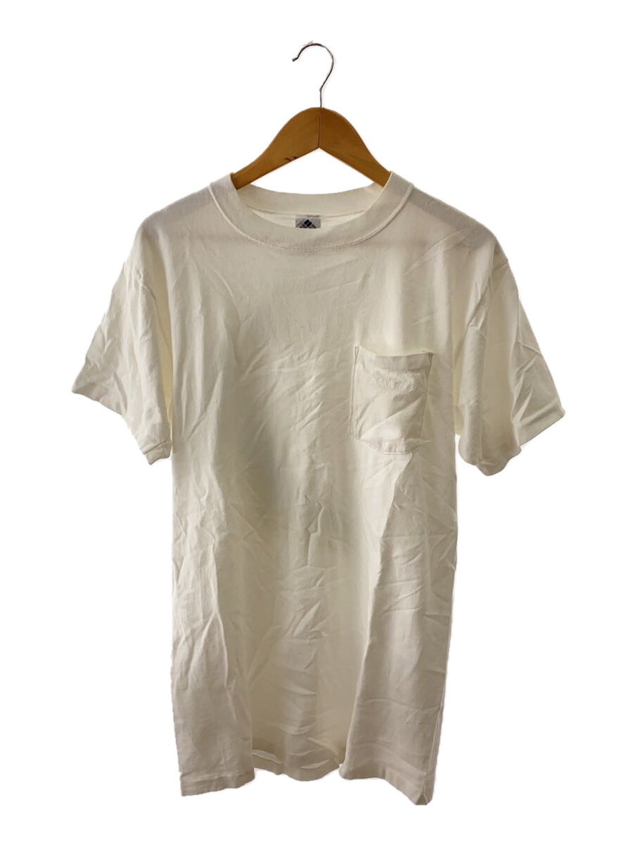 【中古】Columbia◆80s/USA製/プルオーバー/M/綿織物/WHT//【メンズウェア】